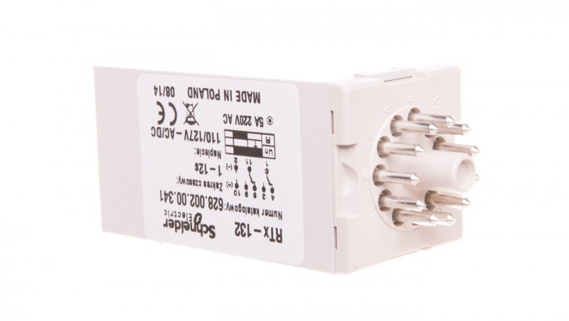 Schneider Electric Przekaźnik czasowy 2P 5A 1-12sek 110127V ACDC opóźnione załączenie RTX-132 110127 12SEK 2002667