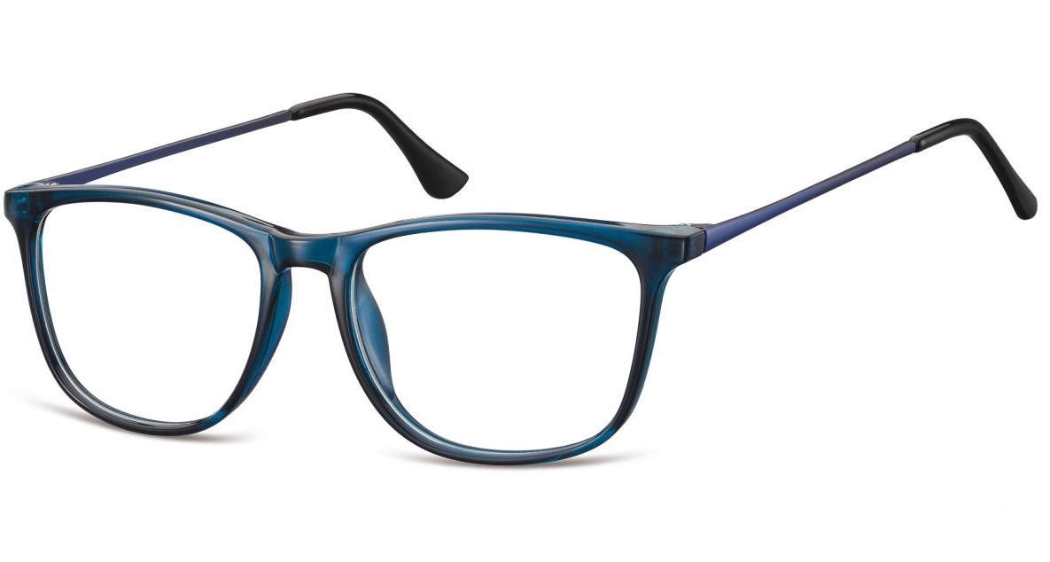 Sunoptic Oprawki korekcyjne Nerdy zerówki CP142D granatowy transparentny CP142D