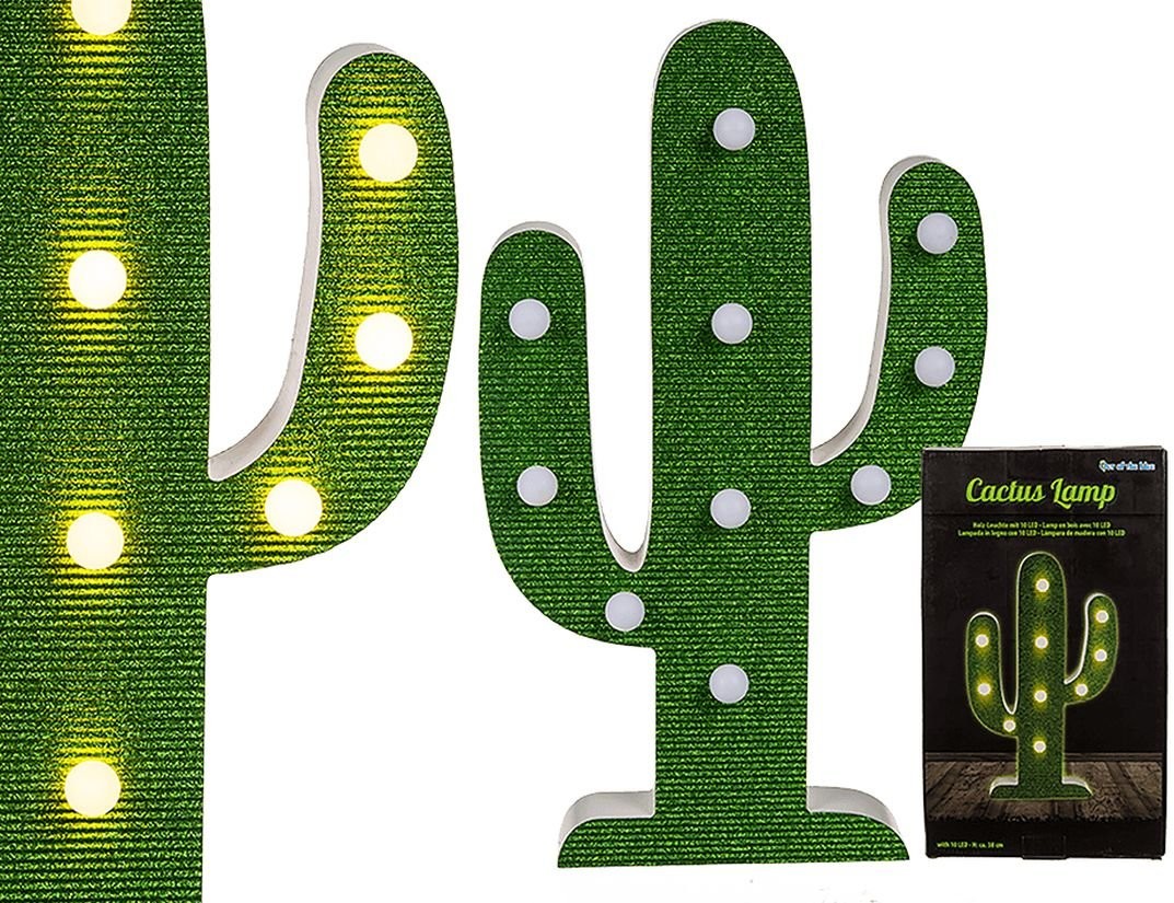 OOTB Lampka LED, Kaktus, zielona