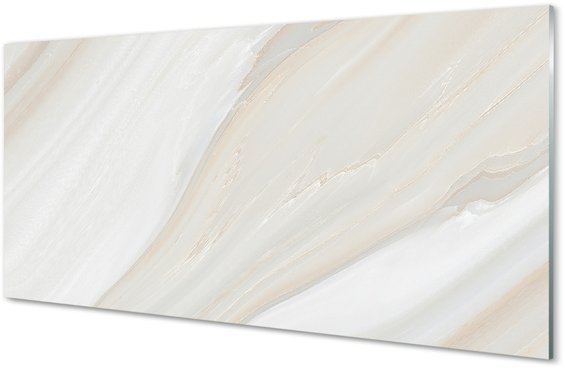 Tulup.pl Szklany Panel Kamień marmur ściana 125x50cm