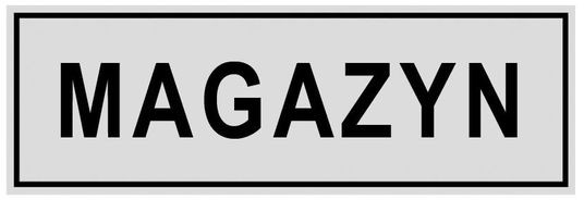 Znak informacyjny MAGAZYN