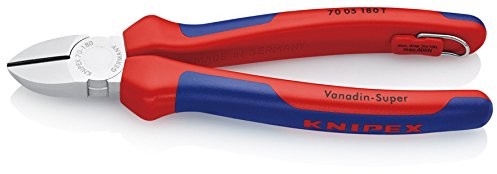 Knipex szczypce boczne z bezpiecznie ungsoese długość: 180 MM, 1 sztuki, 70 05 180 T BK 70 05 180 T BK