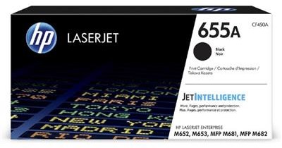 Hewlett-Packard Hewlett Packard Toner HP 655A do Color LaserJet Enterprise M653/M681/M652 | 12 500 str | black CF450A
