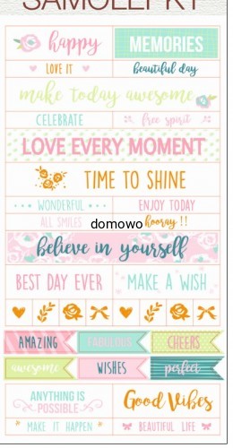 NALEPKA NAKLEJKI do scrapbookingu ...