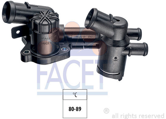 FACET Termostat, środek chłodzący 7.8773 7.8773
