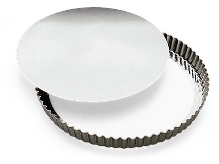 Gobel gobel 126442 forma do ciasta, okrągły kanneliert, z wyjmowanym dnem, biały 126442