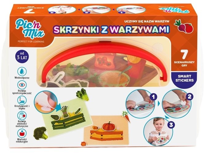 Pic`n Mix Pic'nMix, gra edukacyjna Skrzynki Warzywami