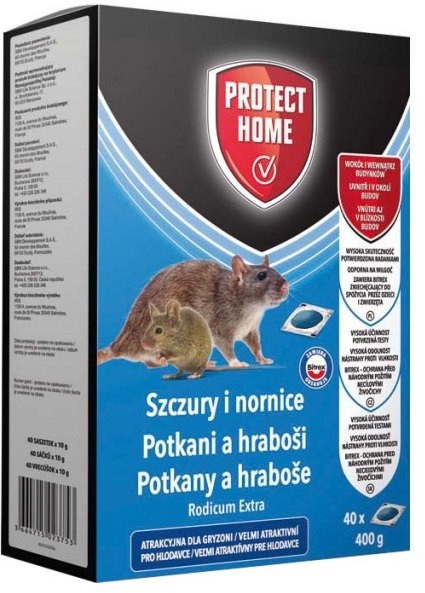 Środek na szczury i nornice Rodicum Extra 400 g