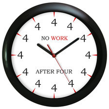Atrix Zegar ścienny czarny no work ATE930NW