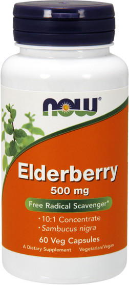 NOW Foods Foods Elderberry 500 mg 60 vcaps