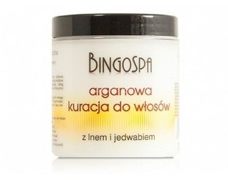 BingoSpa Arganowa kuracja do włosów z lnem i jedwabiem - Argan Hair Treatment Linseed & Silk Arganowa kuracja do włosów z lnem i jedwabiem - Argan Hair Treatment Linseed & Silk