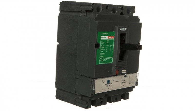 Schneider ELECTRIC Wyłącznik mocy 200A 3P 36kA EasyPact CVS250 TM200D LV525332 LV525332