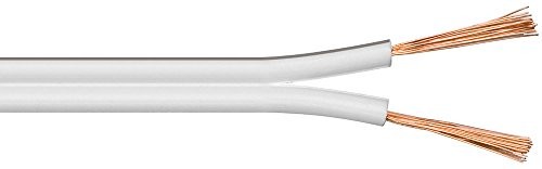 Goobay Kable głośnikowe białe 1,50 MM CCA 50 m rolka 67749