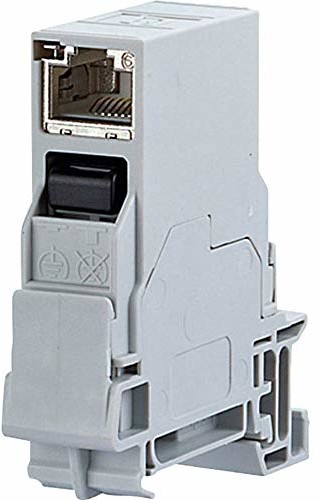 METZ Connect 1401206113KE RJ-45 złączka kablowa (RJ-45, szary, Cat6e, nikiel / złoty, ISO/IEC 11801 Ed.2: 2011-06, DIN EN 50173-1: 2011-09 TIA/EIA 568-C.2, UL 18 63, DIN EN, 173 ,5 mm)