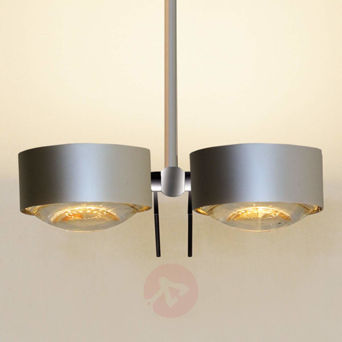 2-pkt. lampa sufitowa PUK SIDES, chrom mat 30 cm