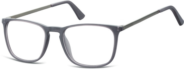 Sunoptic Oprawki zerówki korekcyjne nerdy Unisex AC25F ciemnoszare AC25F