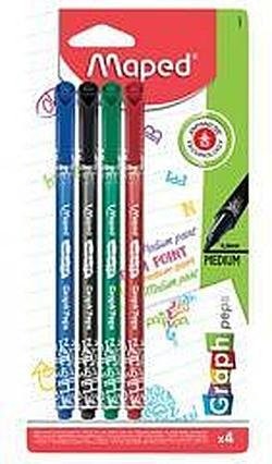 Maped Cienkopis Graph Peps Deco Max 4 kolory