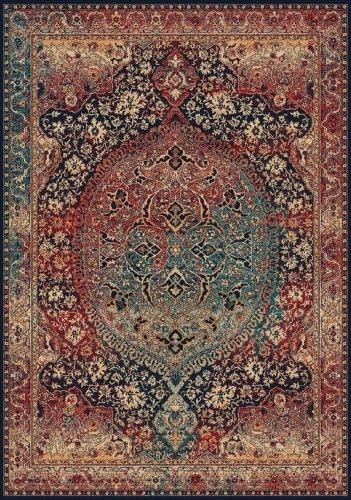 Agnella Dywan polski Isfahan MAIDAS granat wełna EACD-919CF
