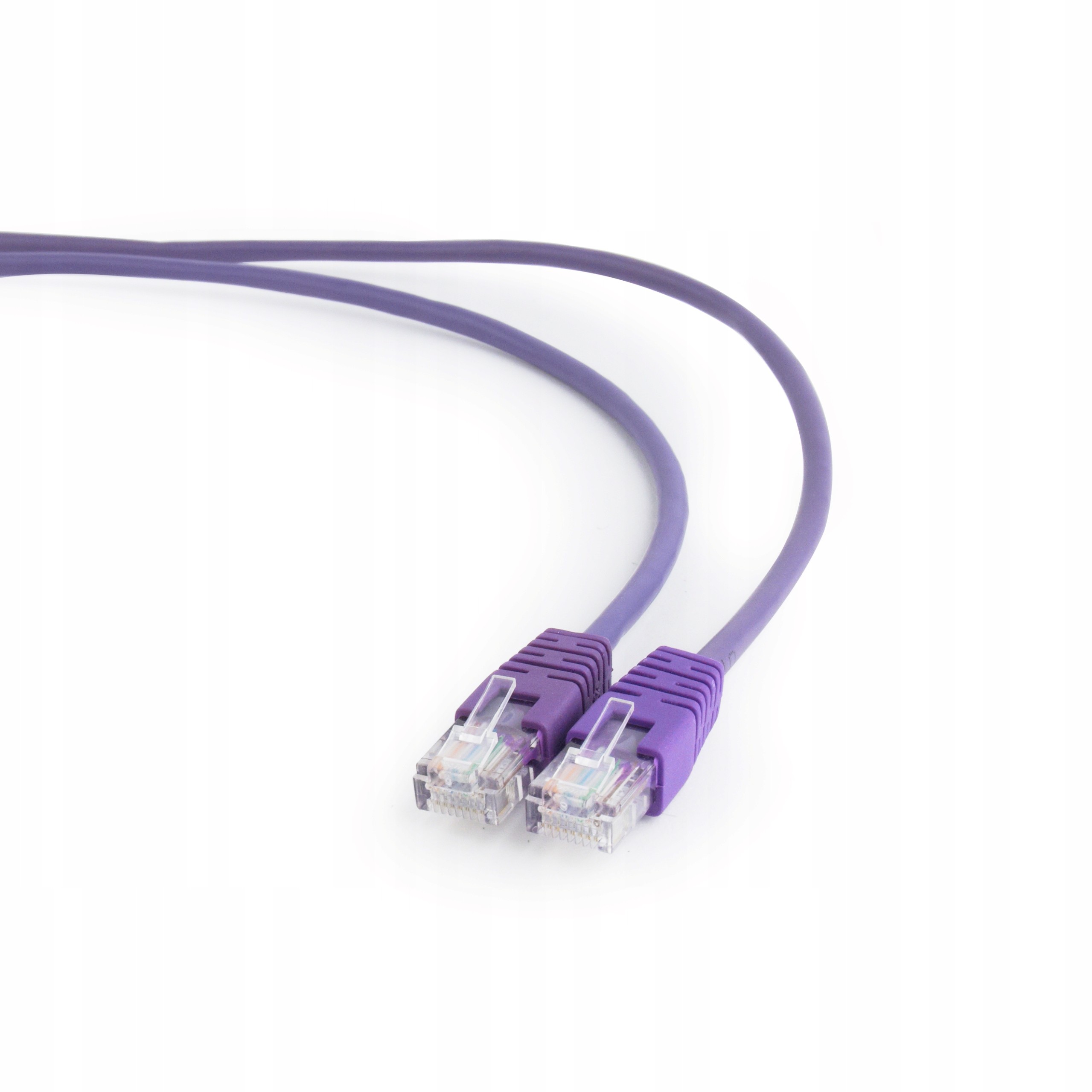 Zdjęcia - Kabel krosowy Gembird patchcord RJ45 osłonka zalewana kat 5e UTP 0.25m fiolet 