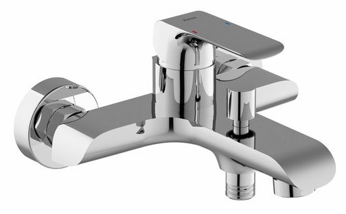 Ravak Flat Bateria wannowa natynkowa chrom X070119