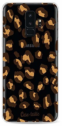 Samsung Casetastic Etui na telefon Galaxy S9 Plus, cienkie etui z termoplastycznego poliuretanu (TPU). Amortyzujące uderzenia i odporne na zarysowania etui do Galaxy S9 Plus - Leopard Print - CASETASTIC 76165