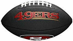 Wilson San Francisco 49ers NFL Mini Football Czarny WTF1533BLIDSF