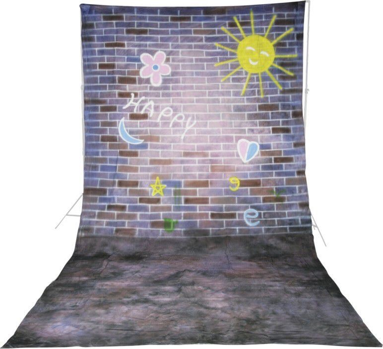Walimex Pro Cloth Background Happy, 3x6m - 15827