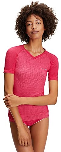 Falke Damski T-shirt Wool-tech Light T-shirt damski wielokolorowa granatowy (Berry) XS 33460