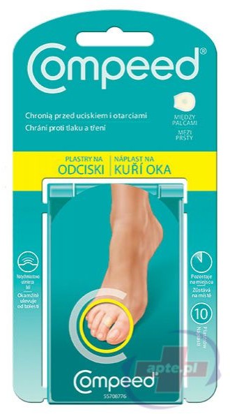 Johnson&Johnson Compeed na odciski między palcami 10 szt.