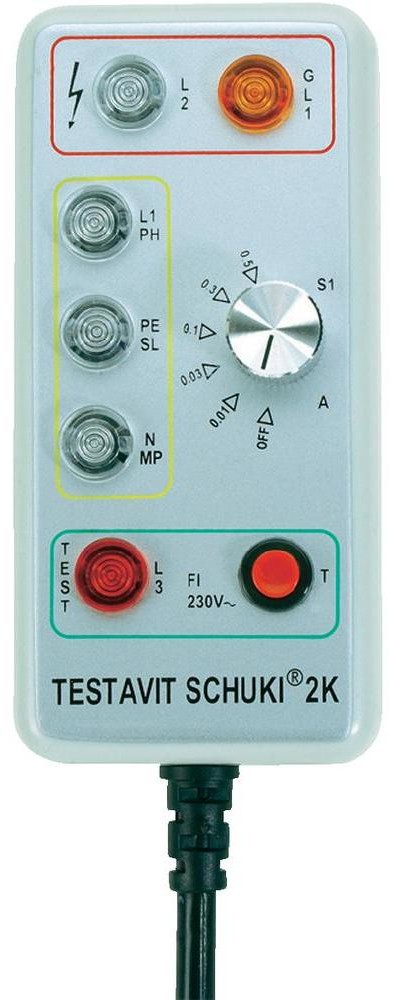 Testboy Tester gniazdek Testboy Schuki 2K Schuki 2K