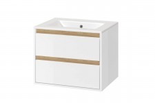 Excellent. Excellent TUTO szafka w zestawie z umywalką biały/dąb 600x500 prod Excellent MLEX.0103.600.WHBL CEEX.3617.600.WH