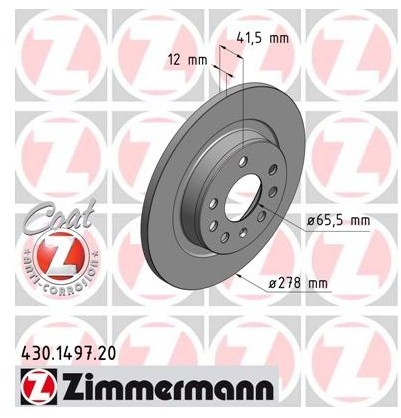 Zimmermann Tarcza hamulcowa 430.1497.20