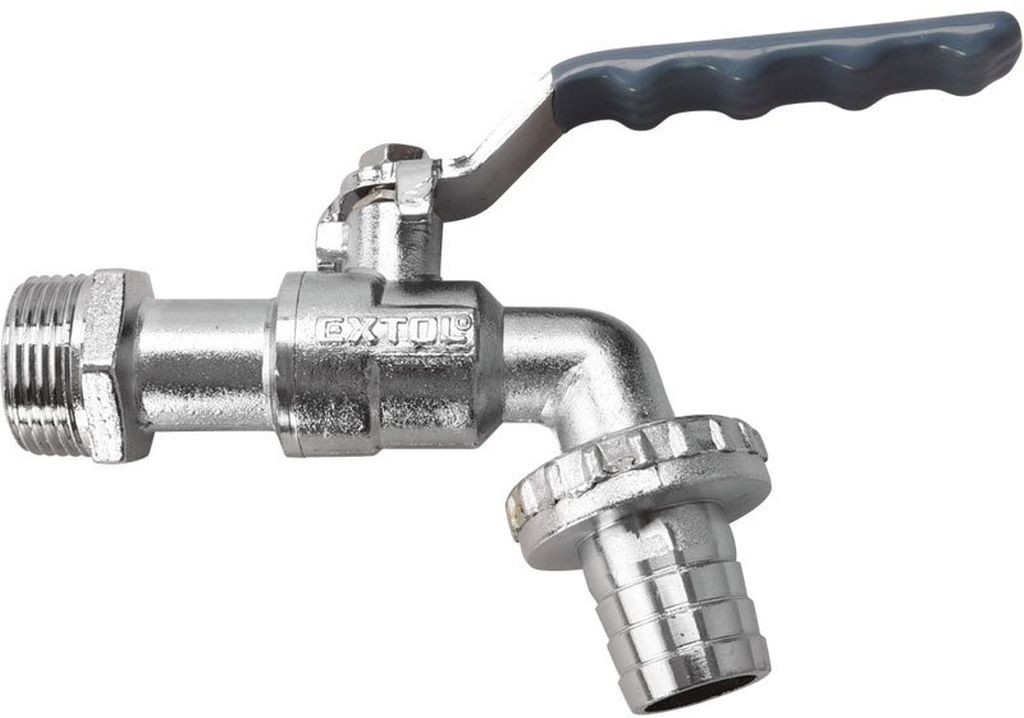 EXTOL PREMIUM, Kran z końcówka na wąż 3/4" 8876251