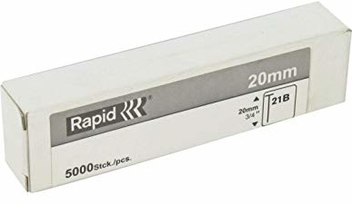 Rapid Mini-gwóźdź typu pudełko 21B/20 MM, 5000 sztuk, 40302975