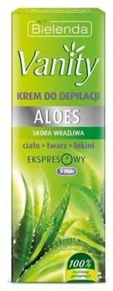 Bielenda Vanity Aloes krem do depilacji dla skóry wrażliwej 100ml 46465-uniw