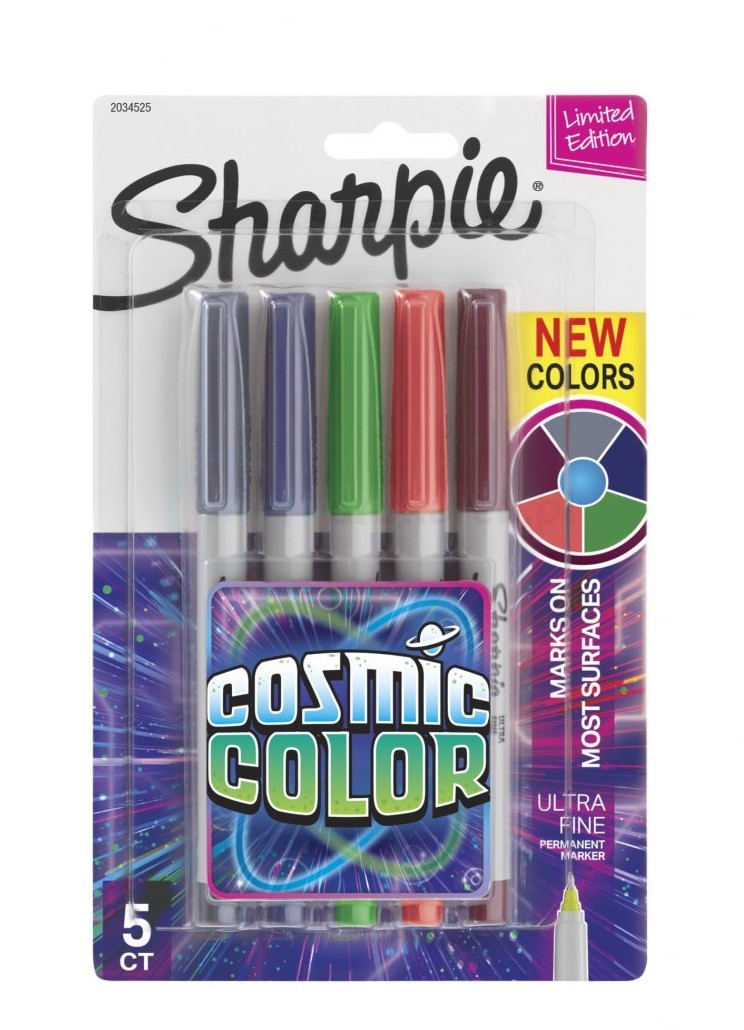 Sharpie Zestaw Fine Cosmic Colors 5 szt. nowość F 1,0 mm 2033649 PROMOCJA! 2033649