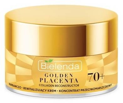 Bielenda Golden Placenta 70+ Naprawczo-rewitalizujący krem-koncentrat przeciwzmarszczkowy na dzień i na noc 50ml 64571-uniw