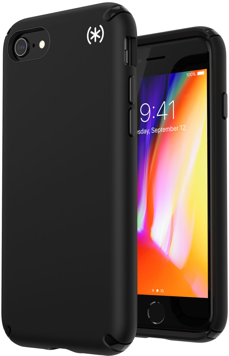 Speck Presidio2 Pro Etui Ochronne do iPhone SE (2020) / iPhone 8 / iPhone 7 z Powłoką Microban (Black/Black)