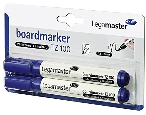 Legamaster TZ100 7-110501 marker do tablic suchościernych, niebieski 8713797036573