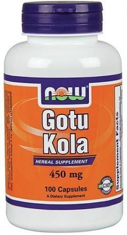 Now Foods NOW Gotu Kola 450mg/100 kapsułek pamięć, koncentracja N4700