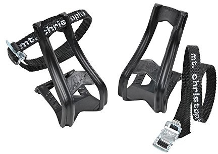 Zefal Kompletny zestaw pedałów haki TOE Clips 43 + łańcuch arkuszy christophe TOE Straps, S/M ZTC415S