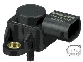 DELPHI Czujnik, ciśnienie w kolektorze dolotowym DELPHI PS10136