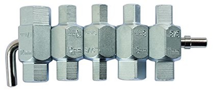 Laser Klucz zestaw spustowy  1580 1580  5-częściowy LAS1580