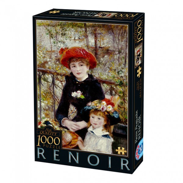 D-Toys Puzzle 1000 elementów. Na tarasie, Renoir