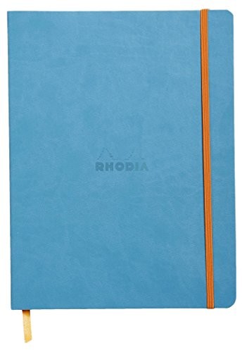 Rhodia zeszyt z przepisami na notatnik z miękką okładką, turkusowy/niebieski 117507C