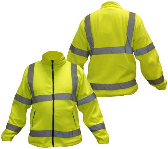 Consorte KEPLER - męska bluza polarowa ostrzegawcza seledynowa - S-4XL.