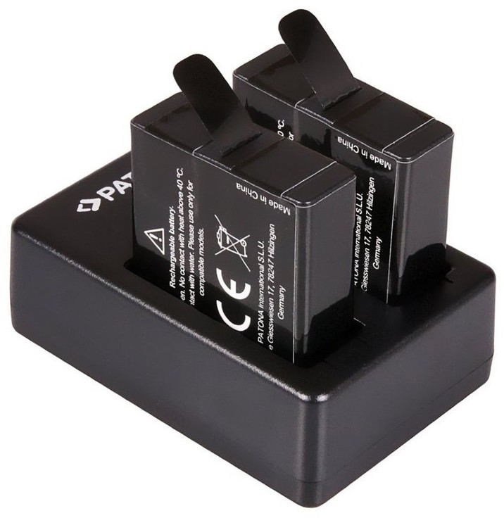 Patona Immax Ładowarka Dual GoPro Hero 5/6/7 + 2x baterie 1250mAh