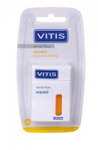 VITIS VITIS nić dentystyczna soft yellow woskowana 50m