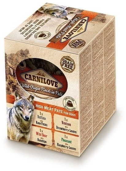 Carnilove karma dla psów Dog Pouch Paté Multipack 4×300 g