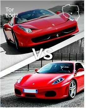 Jazda Ferrari F430 vs Ferrari 458 Italia  Tor Łódź P0006341